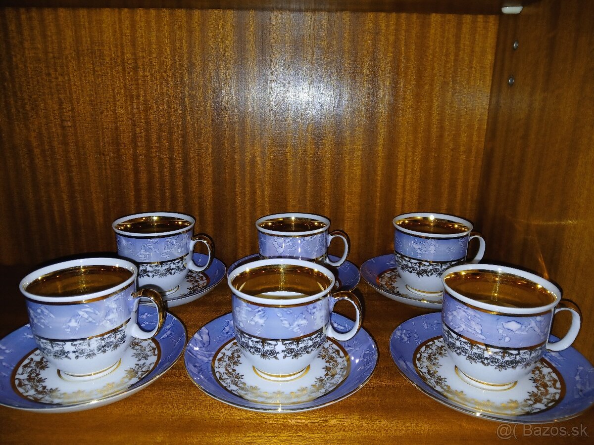 Porcelánová súprava na kávu alebo caj