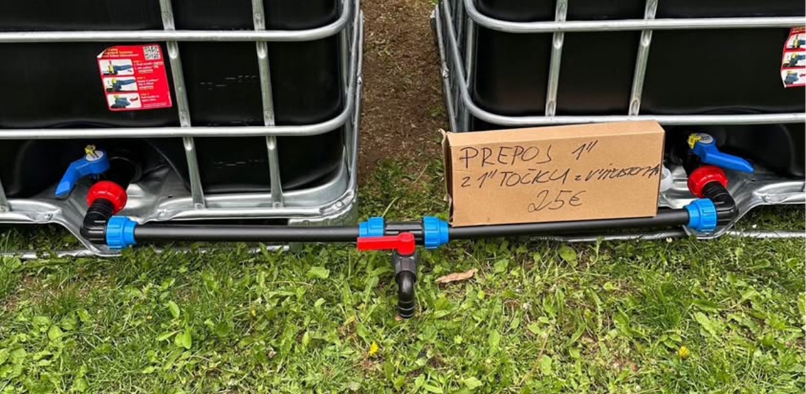 Spoj na IBC kontajnery