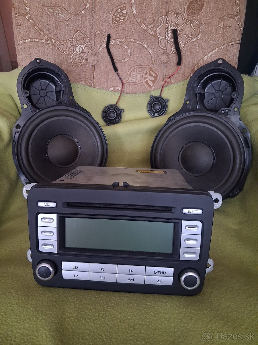 Rádio passat b6 + repráky