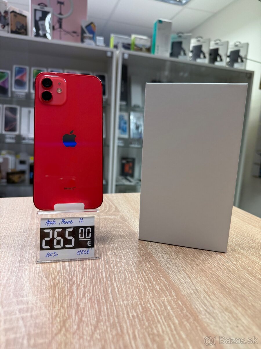 Apple iPhone 12 128gb red ( červená)