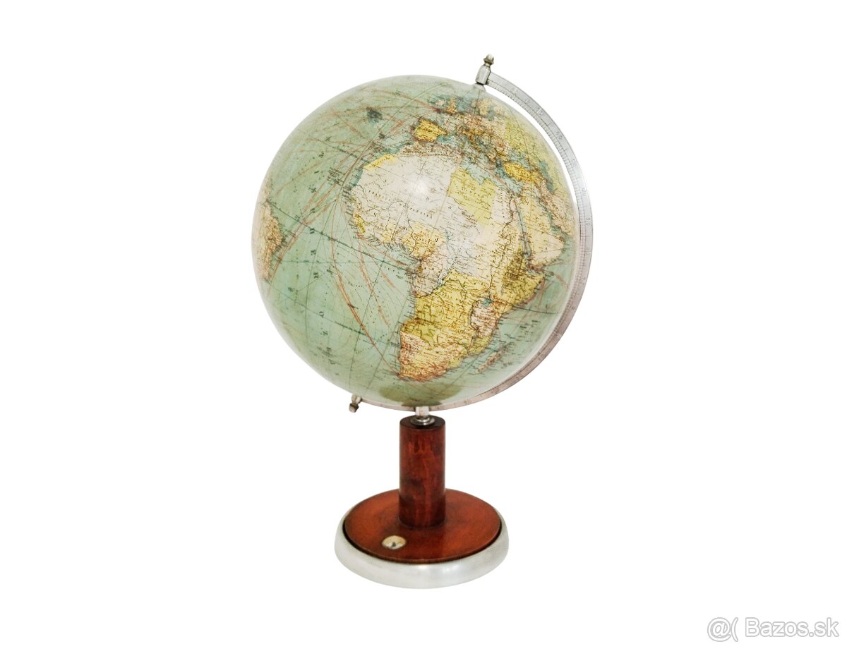 starožitný glóbus Columbus