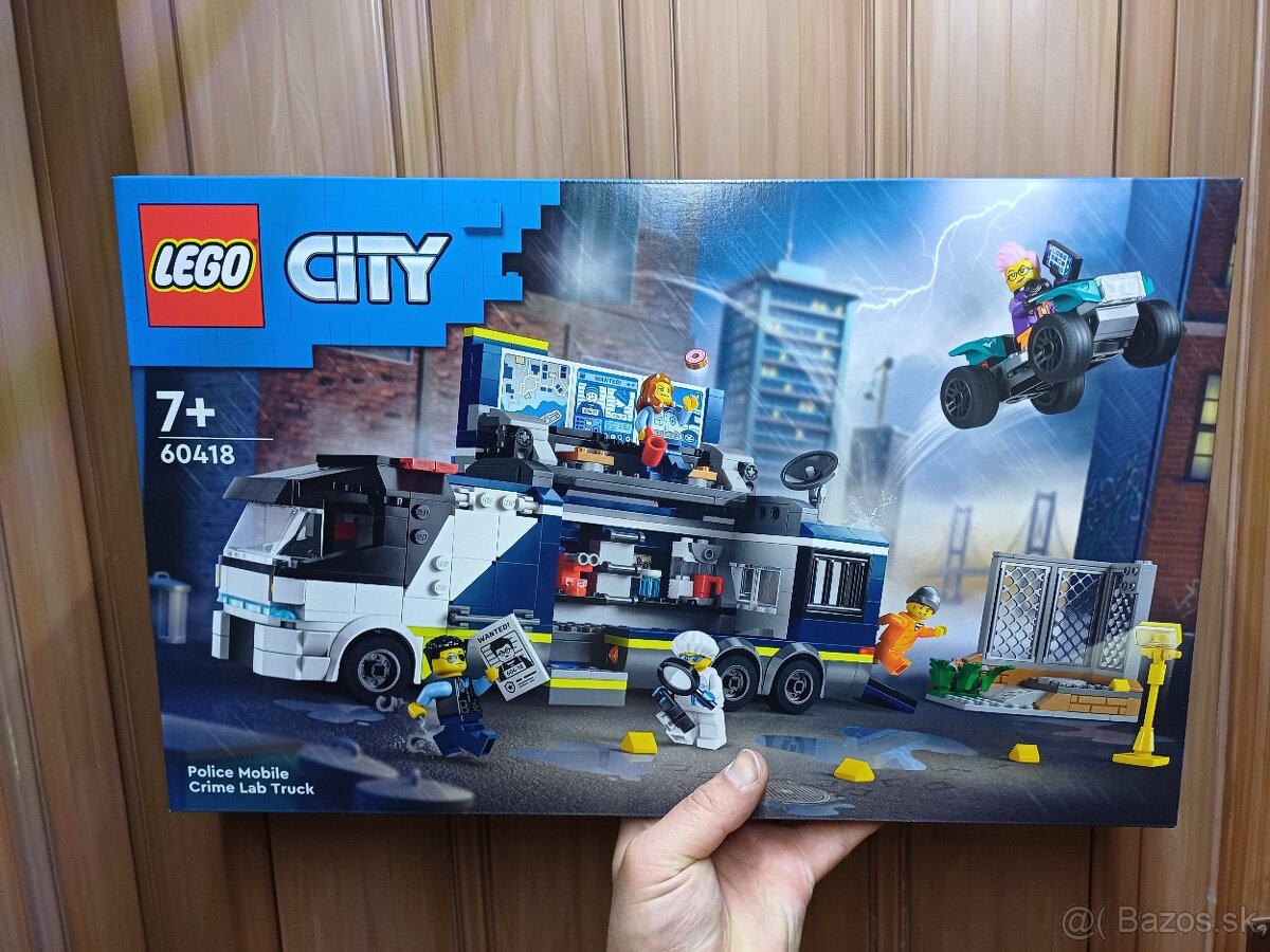 60418 Lego City – Mobilné laboratórium NOVÉ Nerozbalené