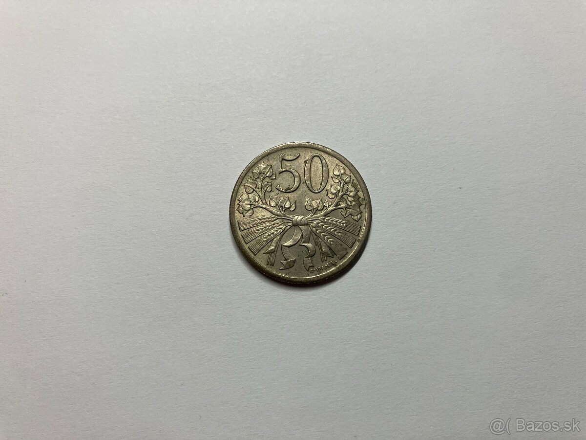 Československo mince - vzácnejšie ročníky