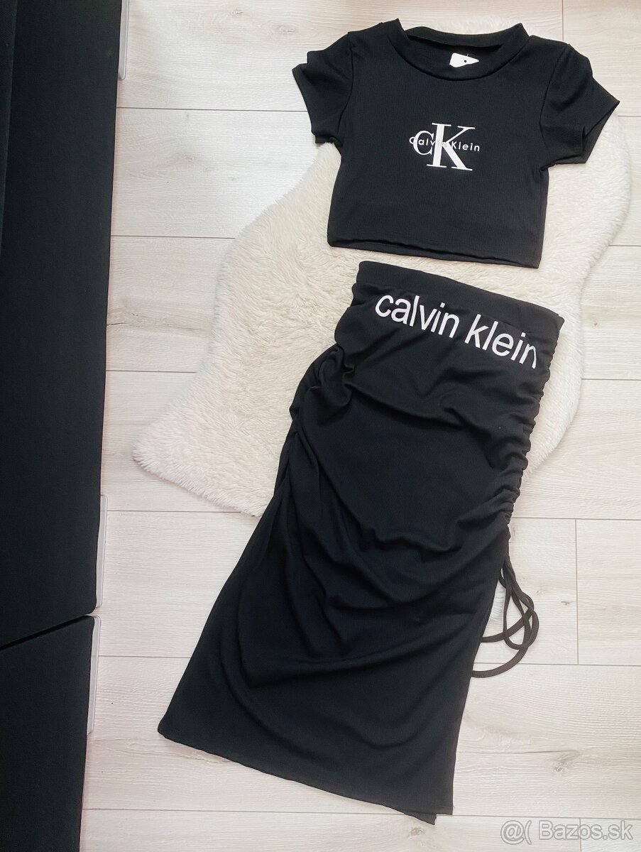 Cierna suknova suprava calvin klein