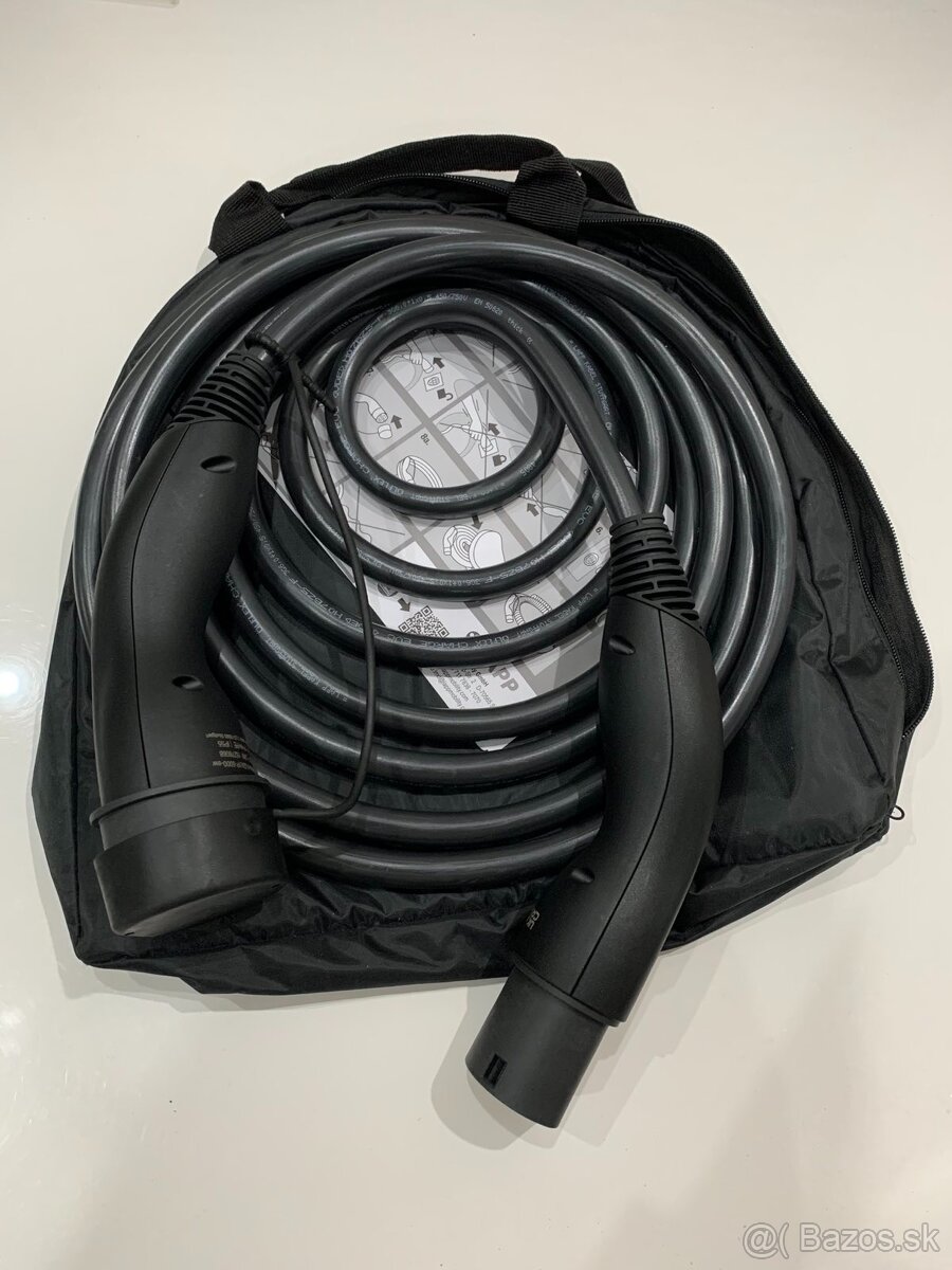Nabíjecí kabel elektromobilů TYP2, 1x32A, 7,4kW