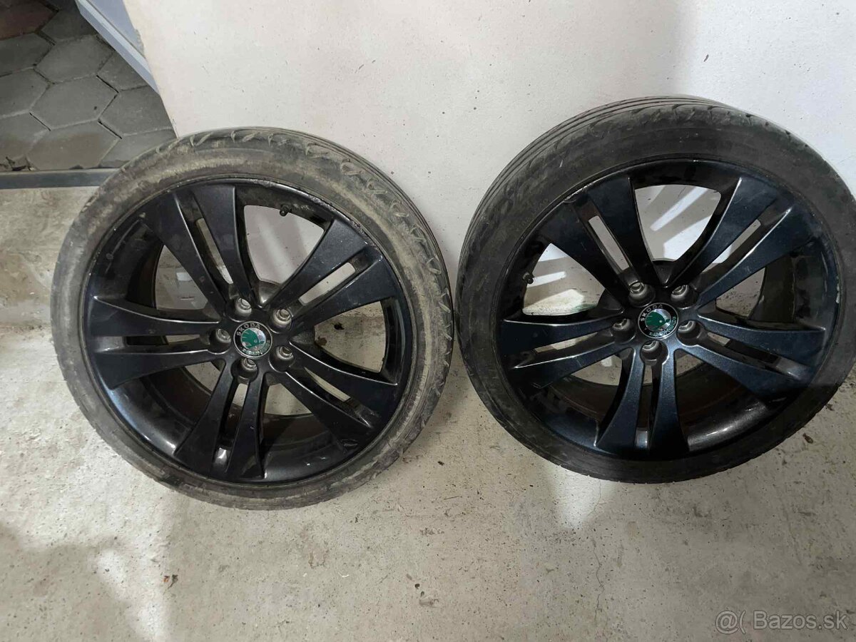 Disky 17" Škoda Fábia Monte Carlo - Pneumatiky 205/40 ZR17