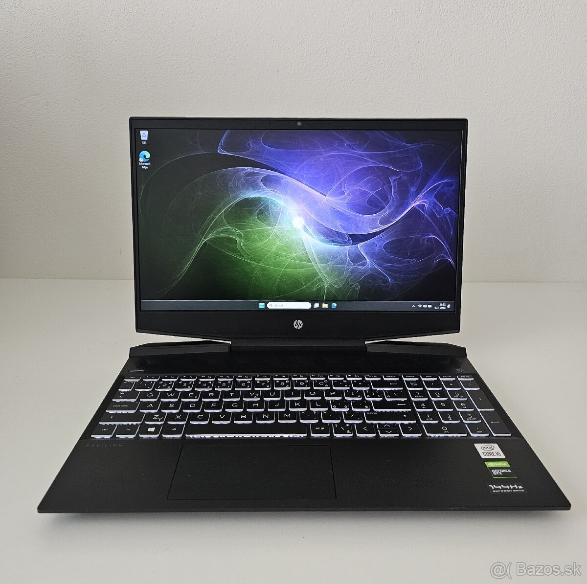 Herný notebook HP Intel GTX 1650ti 32 GB RAM 144 hz