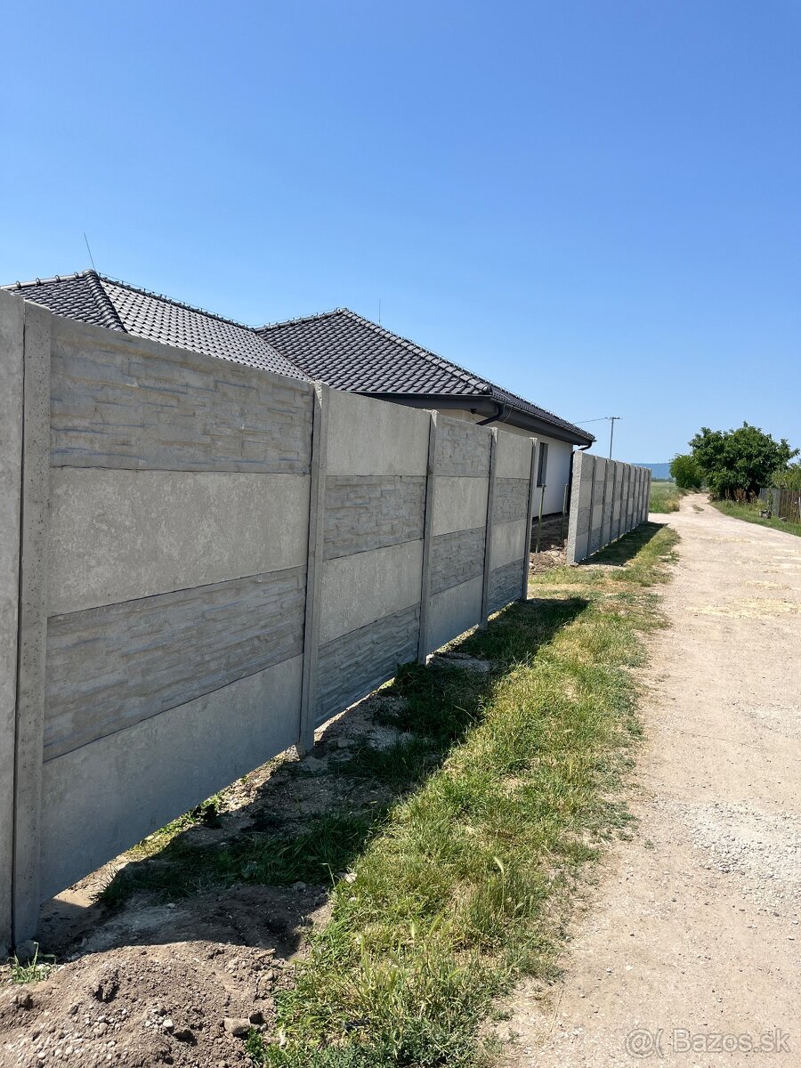 Betónové ploty-Betonkerítések