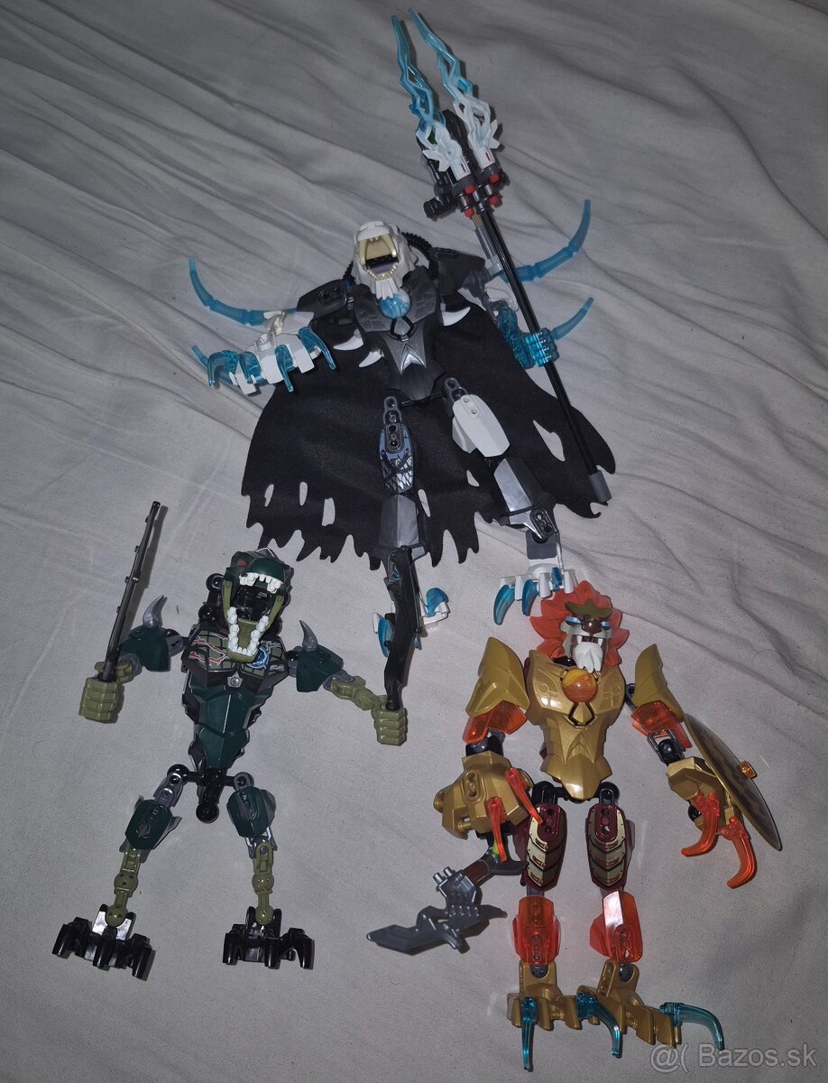 Lego Chima Technic figurky 3x, Sir Fangar,Cragger,Laval