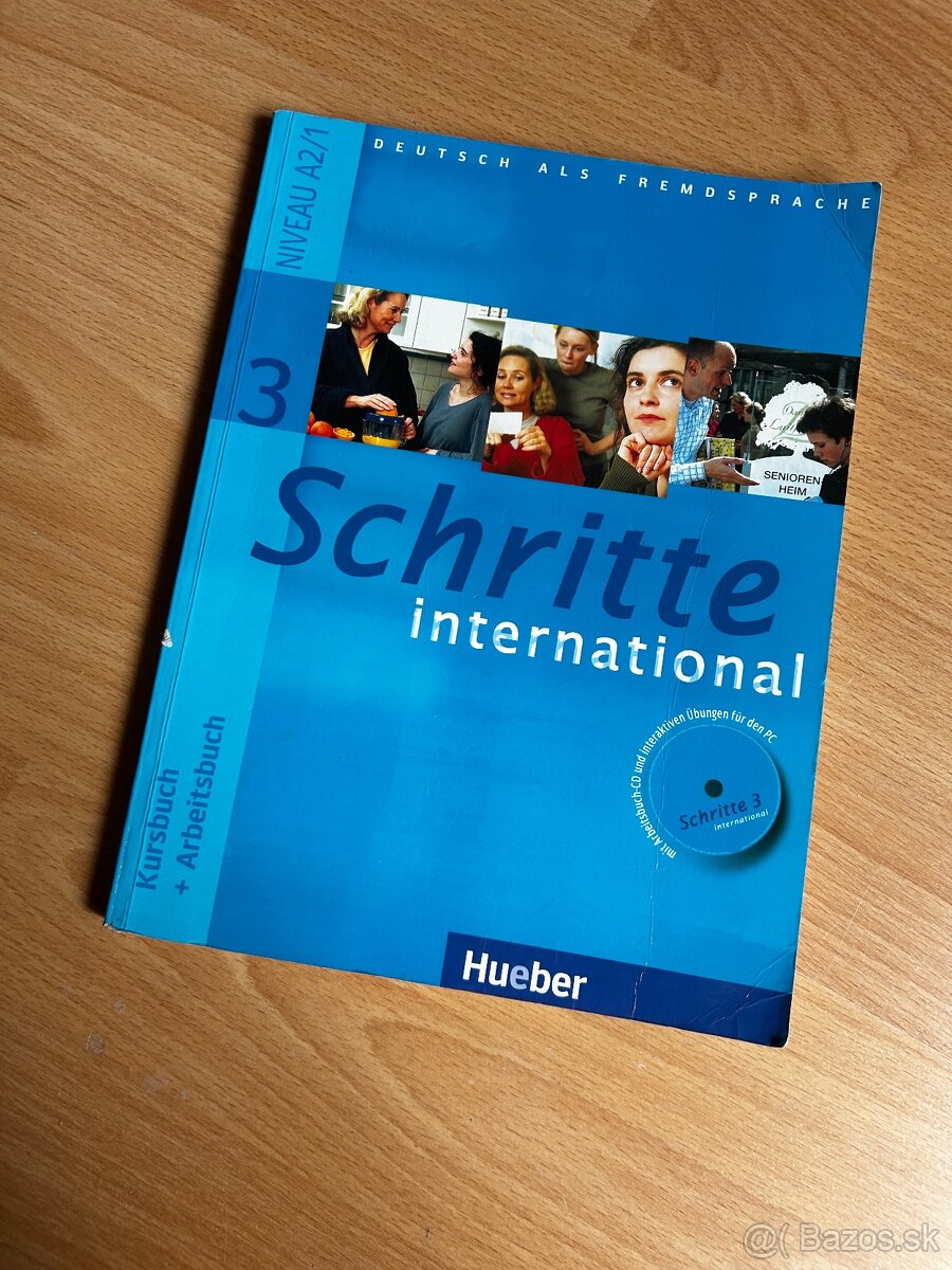 Predám učebnicu Schritte international 3 (Hueber, Niveau A2/