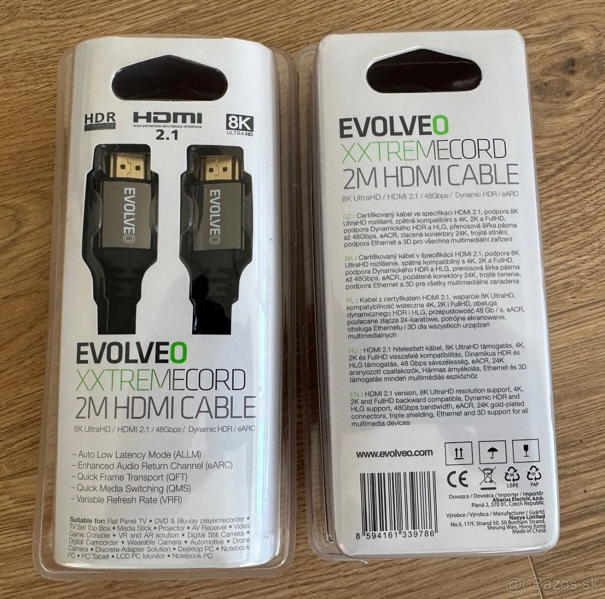 EVOLVEO HDMI 2.1, 8K UltraHD