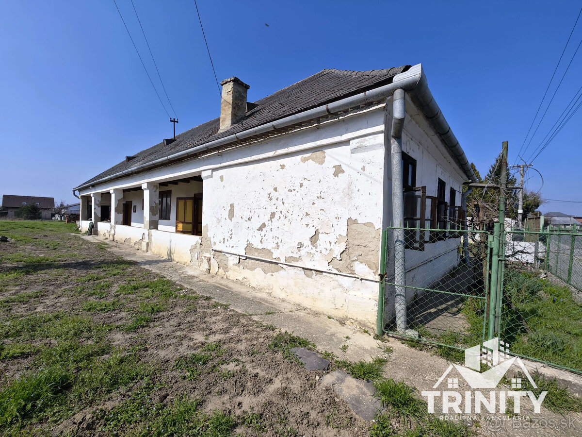 Na predaj zachovalý vidiecky rodinný dom v obci Tvrdošovce