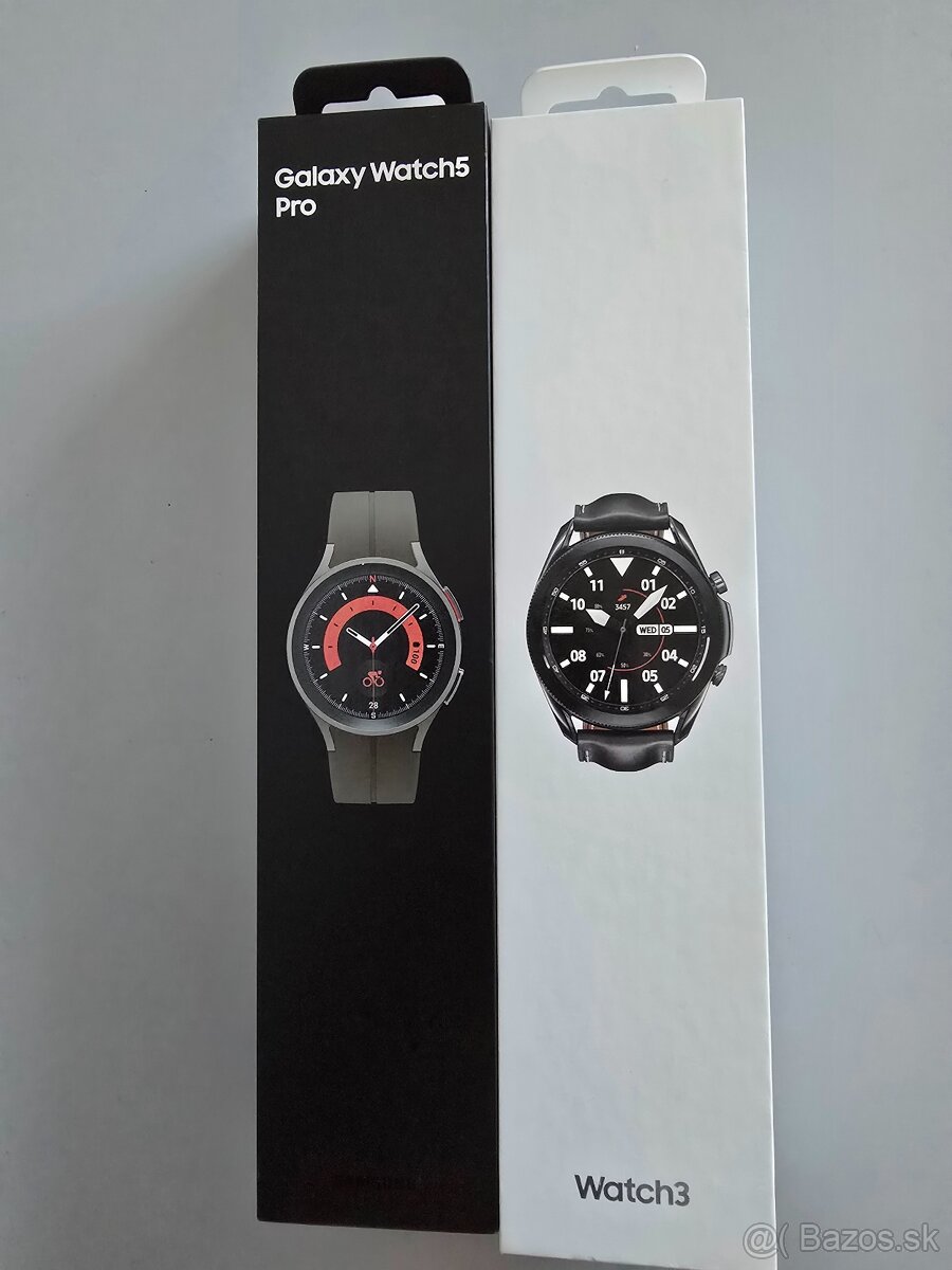 Predám hodinky Samsung Watch 5 Pro a Samsung Watch 3