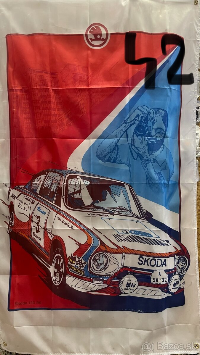 42 - Banner - Škoda 130 RS rallye