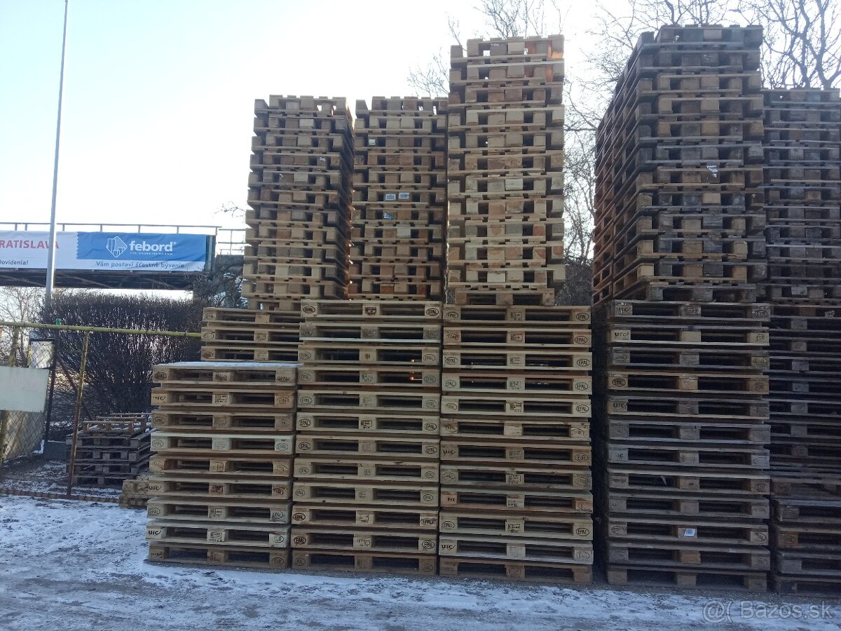 EUR PALETY a štandard palety