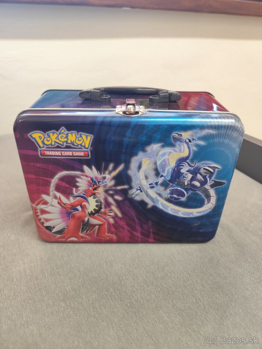 Pokémon plechový box / tin – Koraidon & Miraidon 🔥