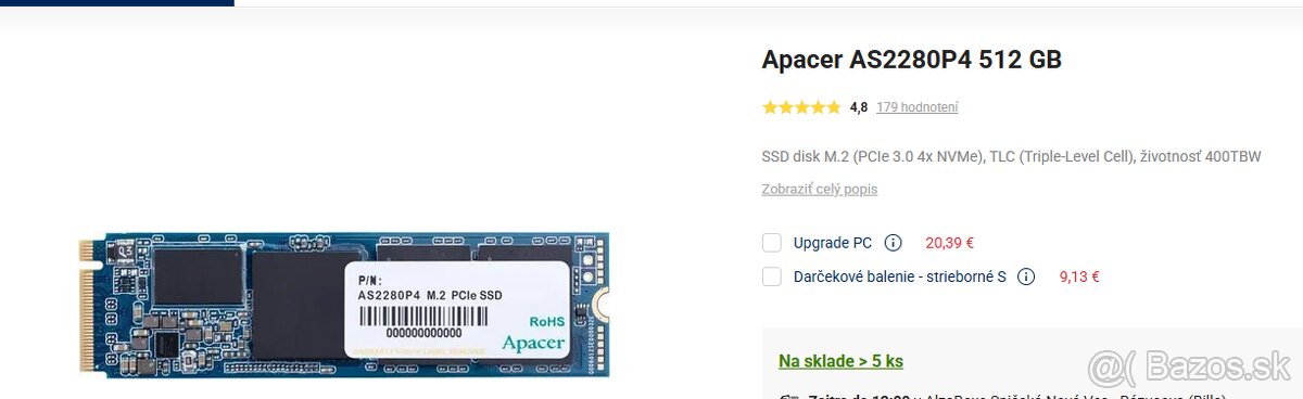 SSD Apacer 512GB