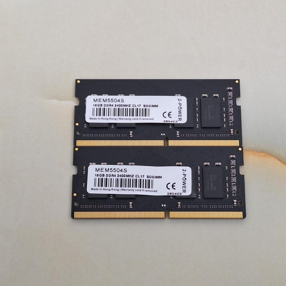 2-Power 32GB kit (2x 16GB) SO-DIMM 2400MHz notebook CL17