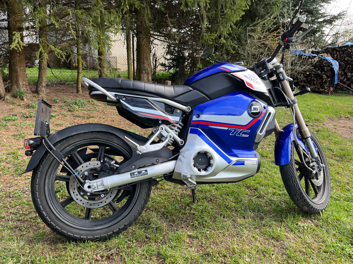 Predám el. motorku Super Soco TC Pro