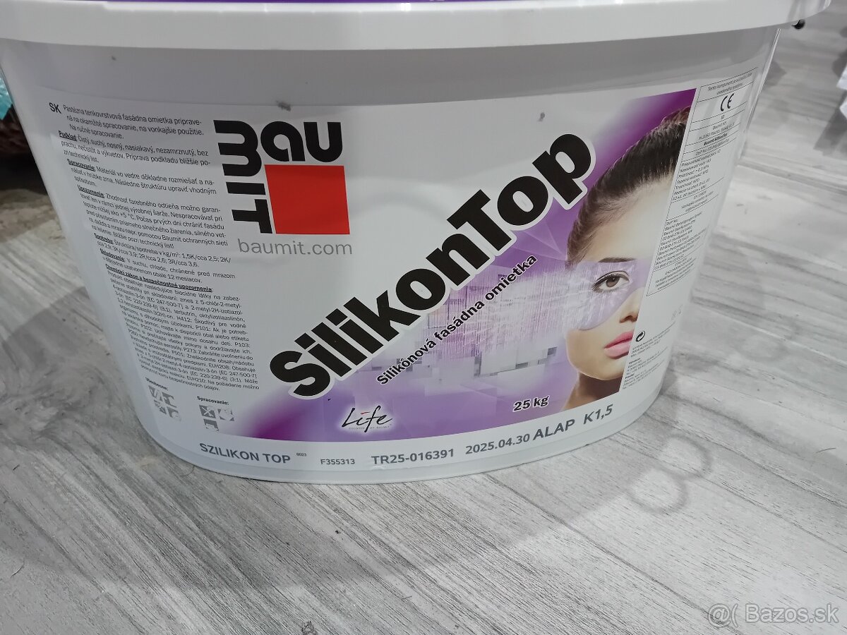 Baumit Silikontop, penetrák, stierka