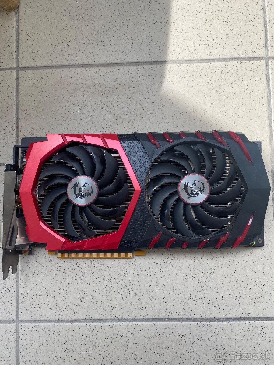 Grafická karta MSI gtx 1060 gaming X 6gb