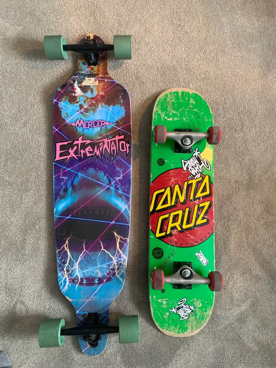 Santa cruz skateboard a longboard