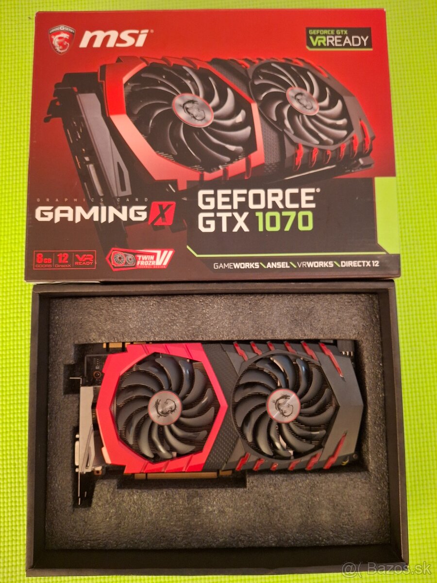 MSI GeForce GTX 1070 GAMING X 8G