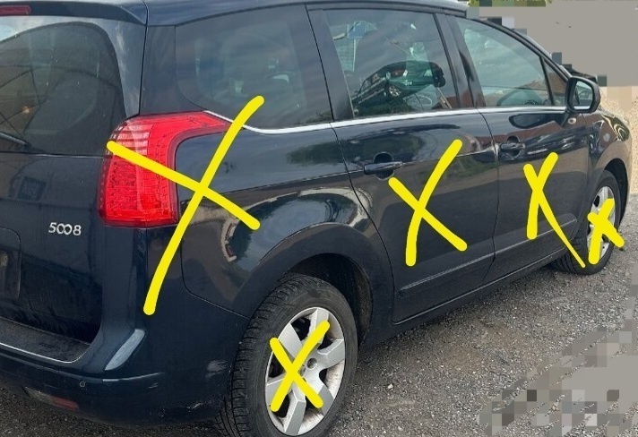 Peugeot 5008 2.0 HDI predám motor RHE, TRYSKY 9686191080,