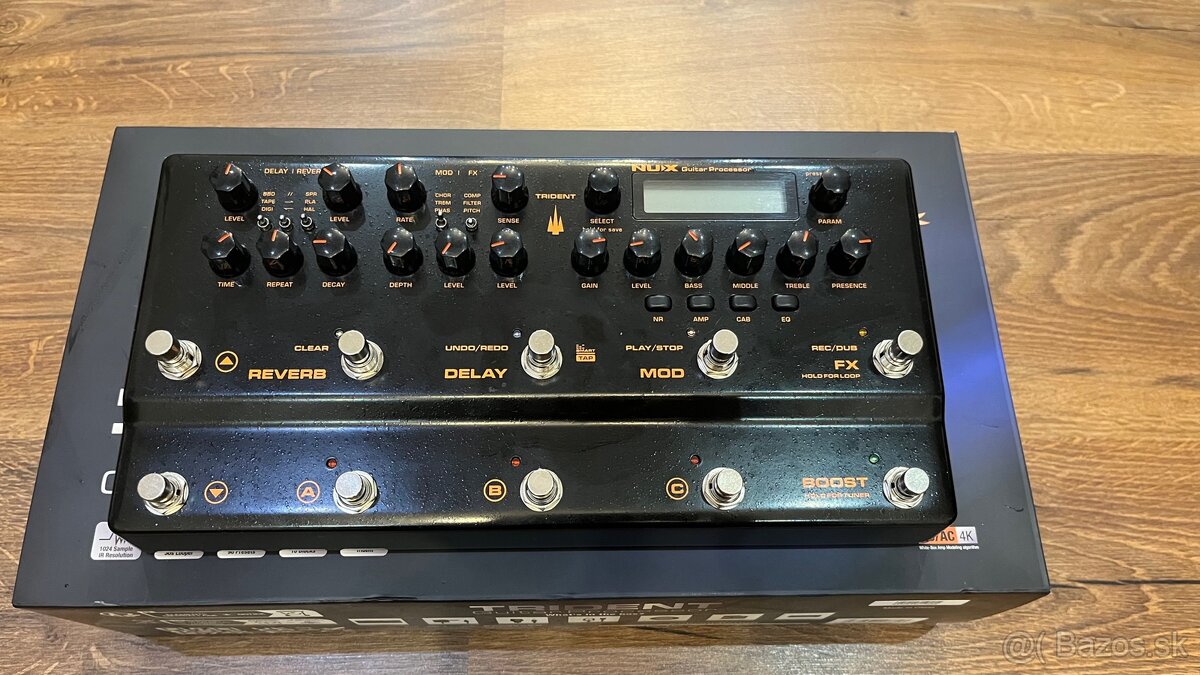 Predám Gitarový processor - Nux Trident (NME-5)