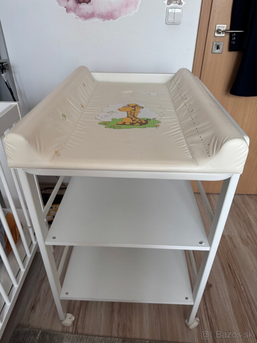 Prebalovaci pult a podlozka do vanicky pre babatko