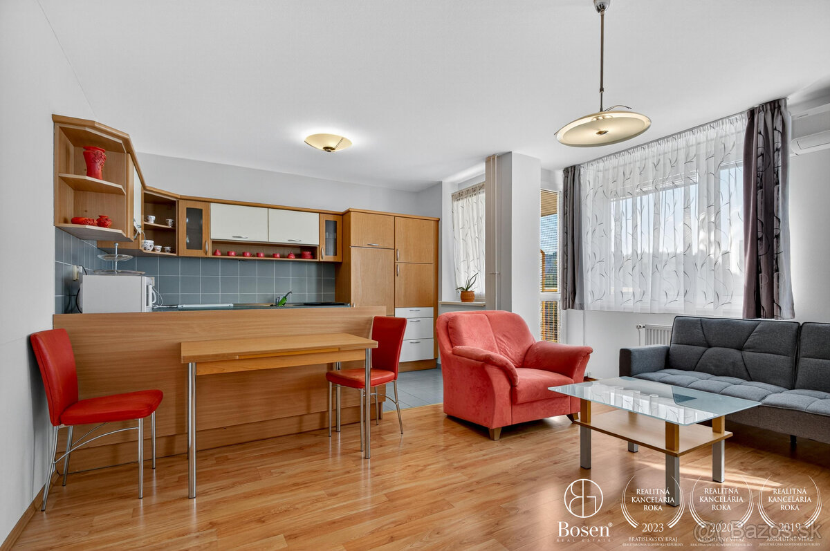 BOSEN | Na prenájom 2 izbový byt s klimatizáciou a garážou