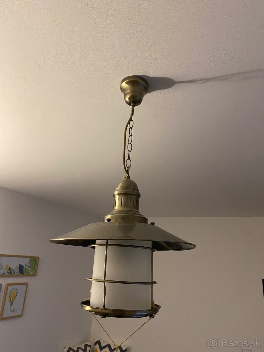 Stropné, kovové svietidlo ( luster)