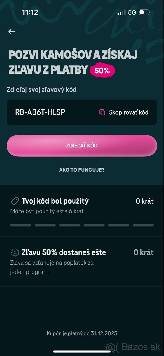 Telekom SWIPE -50% zľava z programu