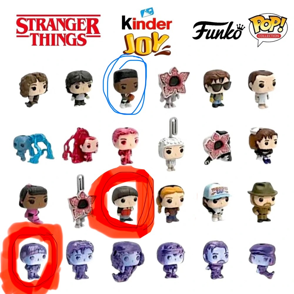 Potrebujem Willa, Kinder Joy, Stranger Things