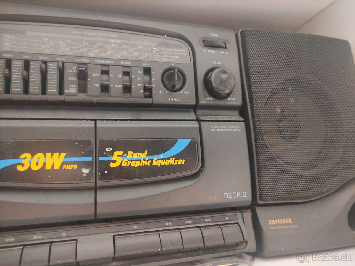 Rádiomagnetofón Aiwa