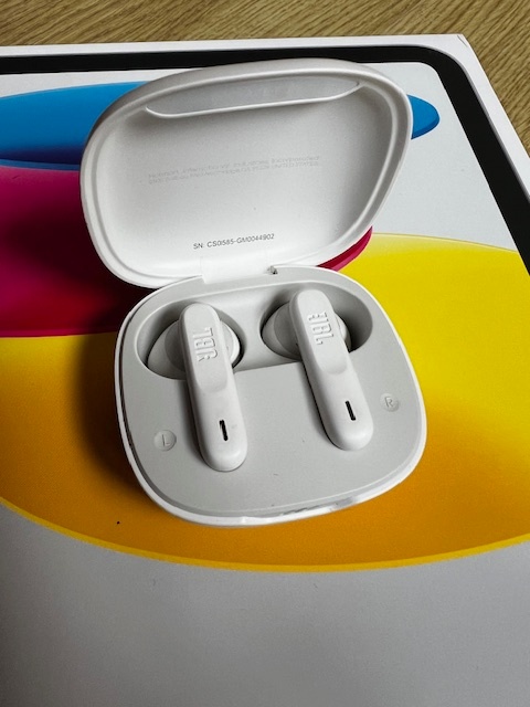 Bezdrôtové slúchadlá JBL WAVE FLEX biele /Best cena/