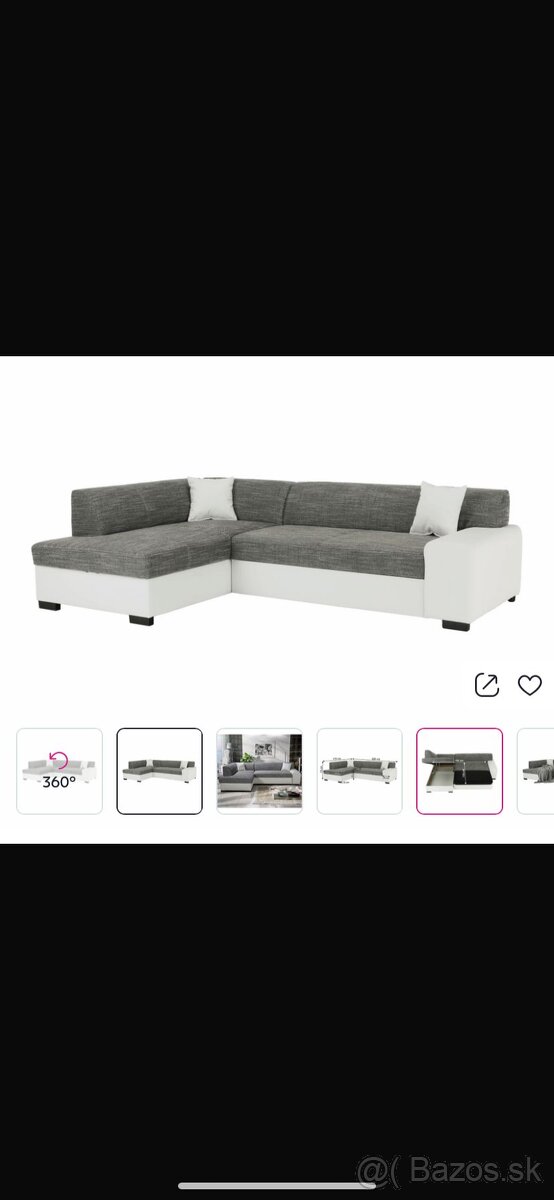 Sedacia súprava rohová