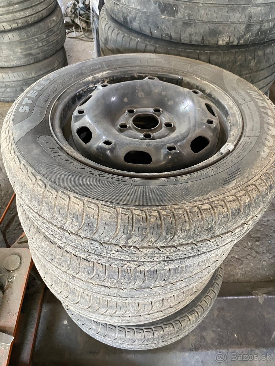 Matador 165/70 R14 letné pneumatiky + disky 5x100