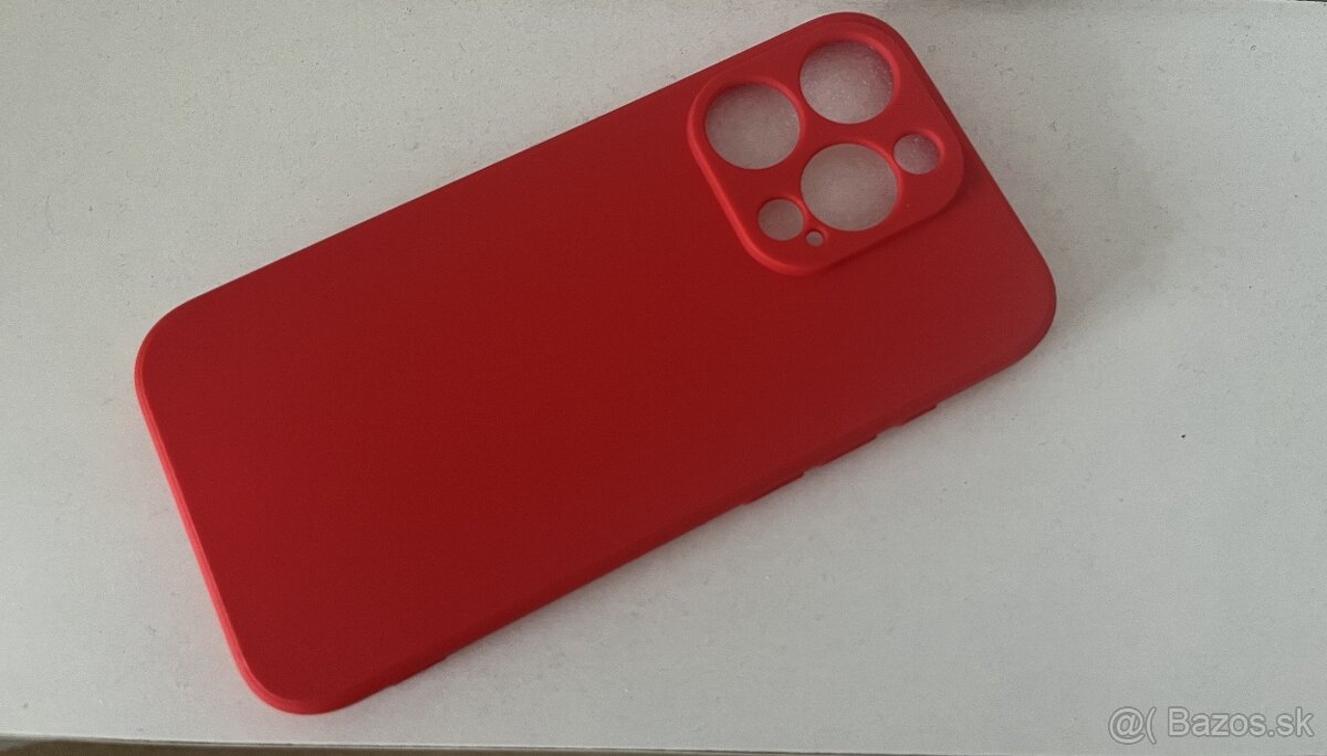 Obal na iPhone 16 pro červený
