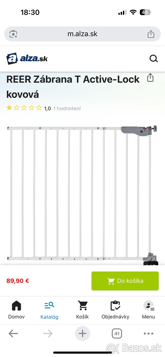 Zabrana na schody Reer T active-lock