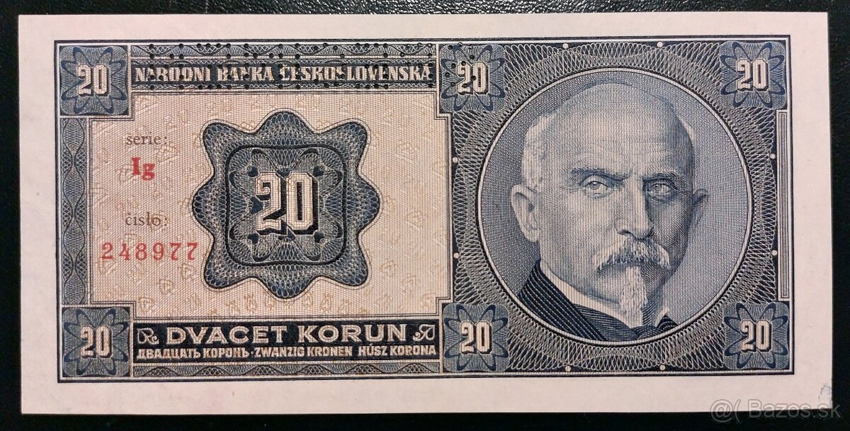 Bankovky I. Československé od roku 1926 do 1989