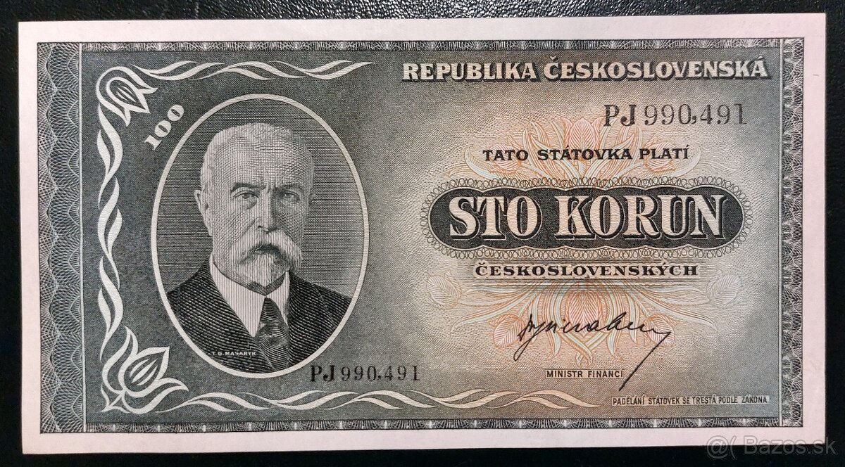 Bankovky I. Československé od roku 1926 do 1989