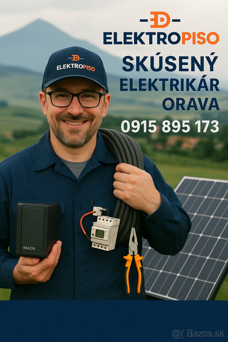 🔧 ELEKTROPISO – domáci elektrikár z Oravy 🔧