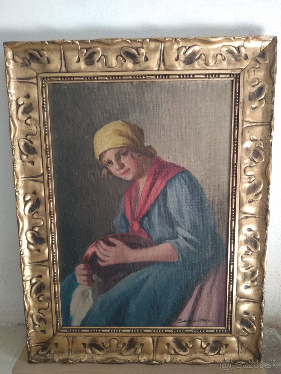 Obraz Szász István Dievča