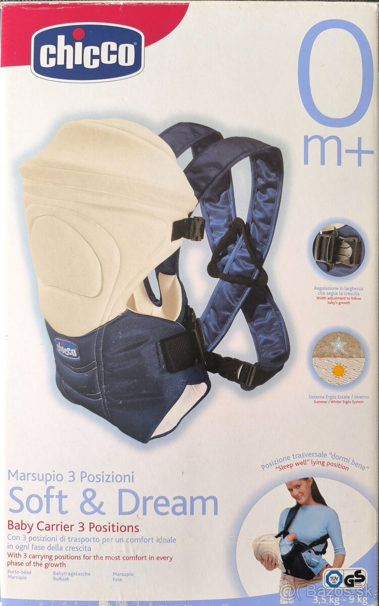 Nosič pre dieťa od narodenia CHICCO Soft and dream
