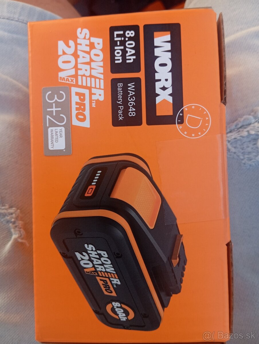 Batéria worx 8ah