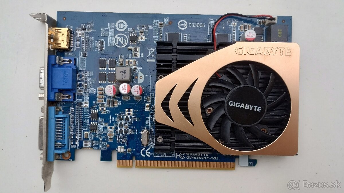 Predám grafickú kartu Gigabyte GV-R465OC-1GI