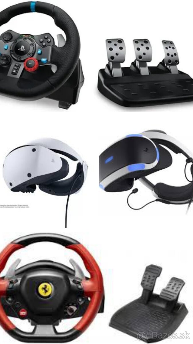 NÁJDE SA NIEKTO KTO BY DAROVAL NEJAKY VOLANT alebo VR NA PS5