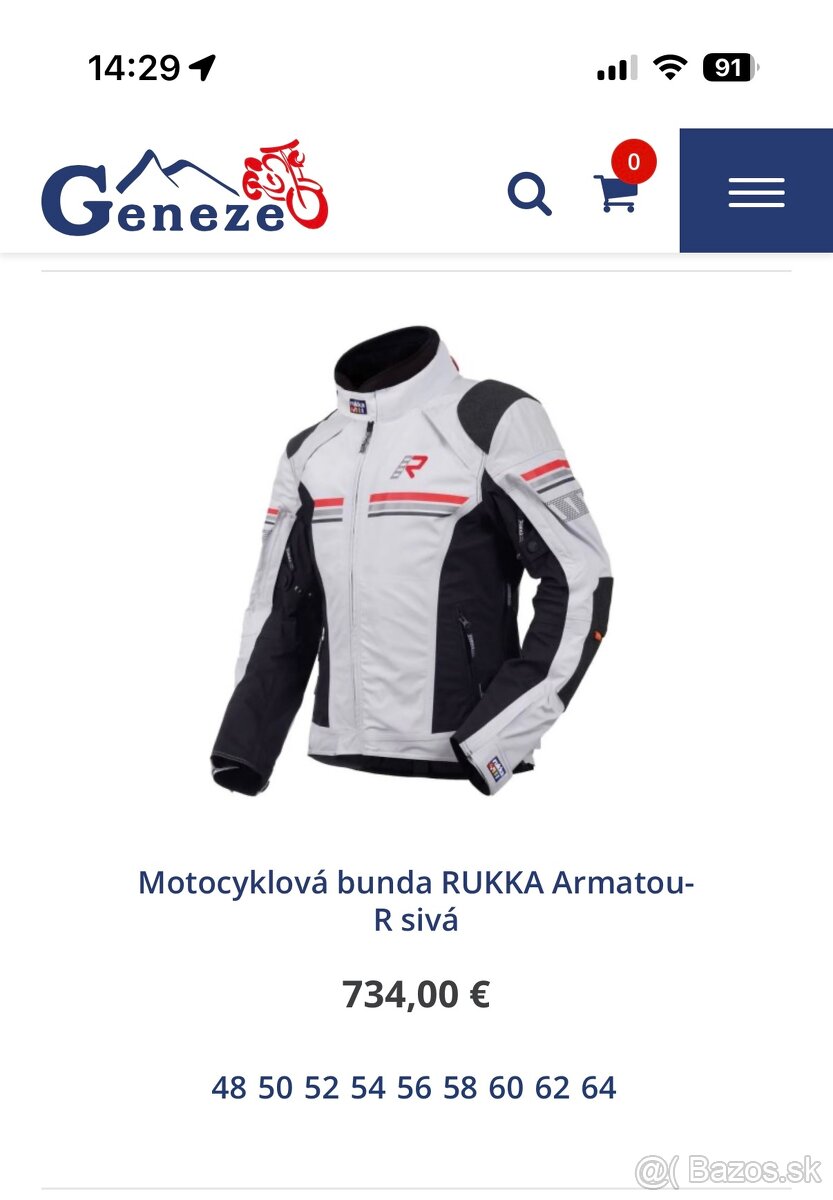 Moto bunda RUKKA Armatou - R