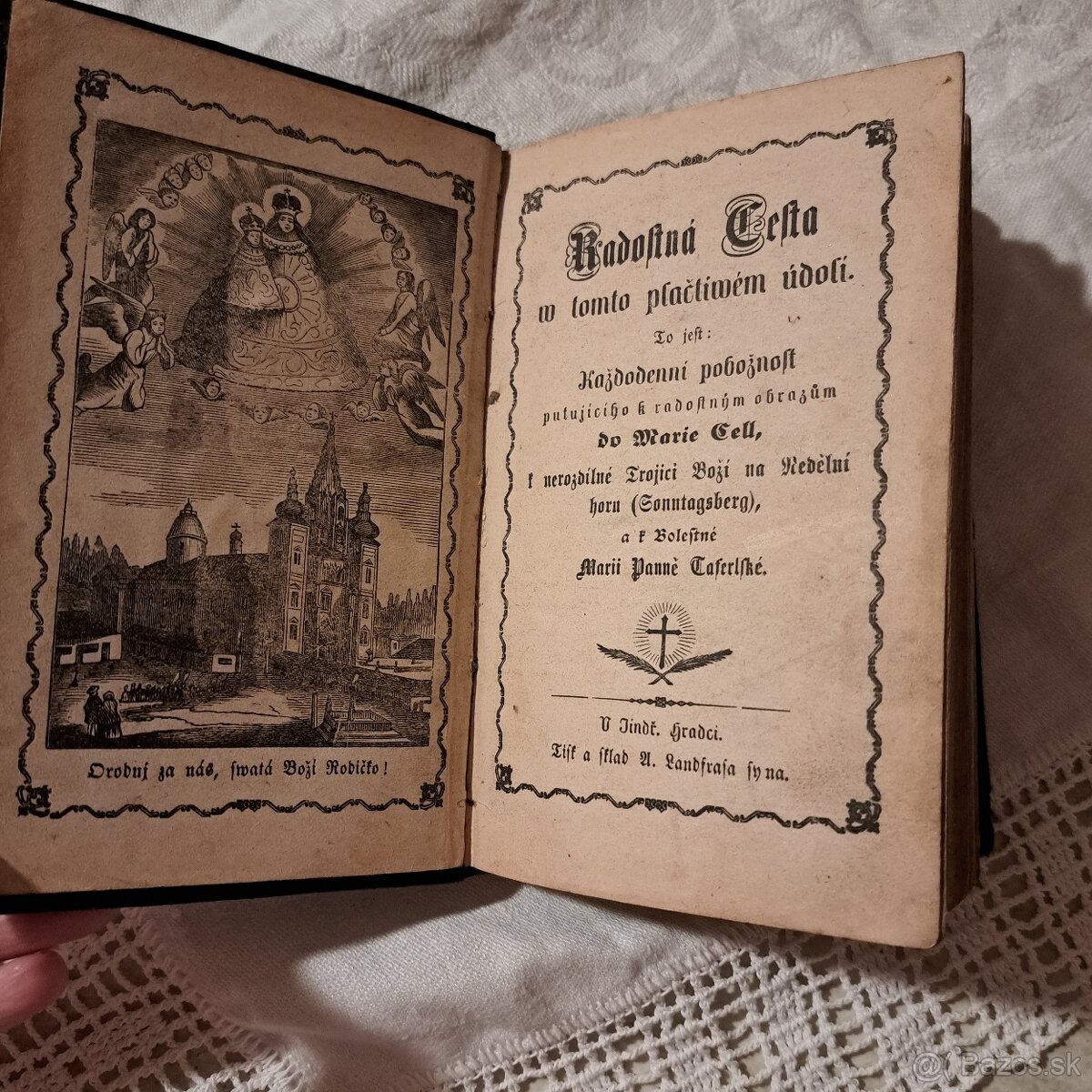 Historická modlitebná knižka
